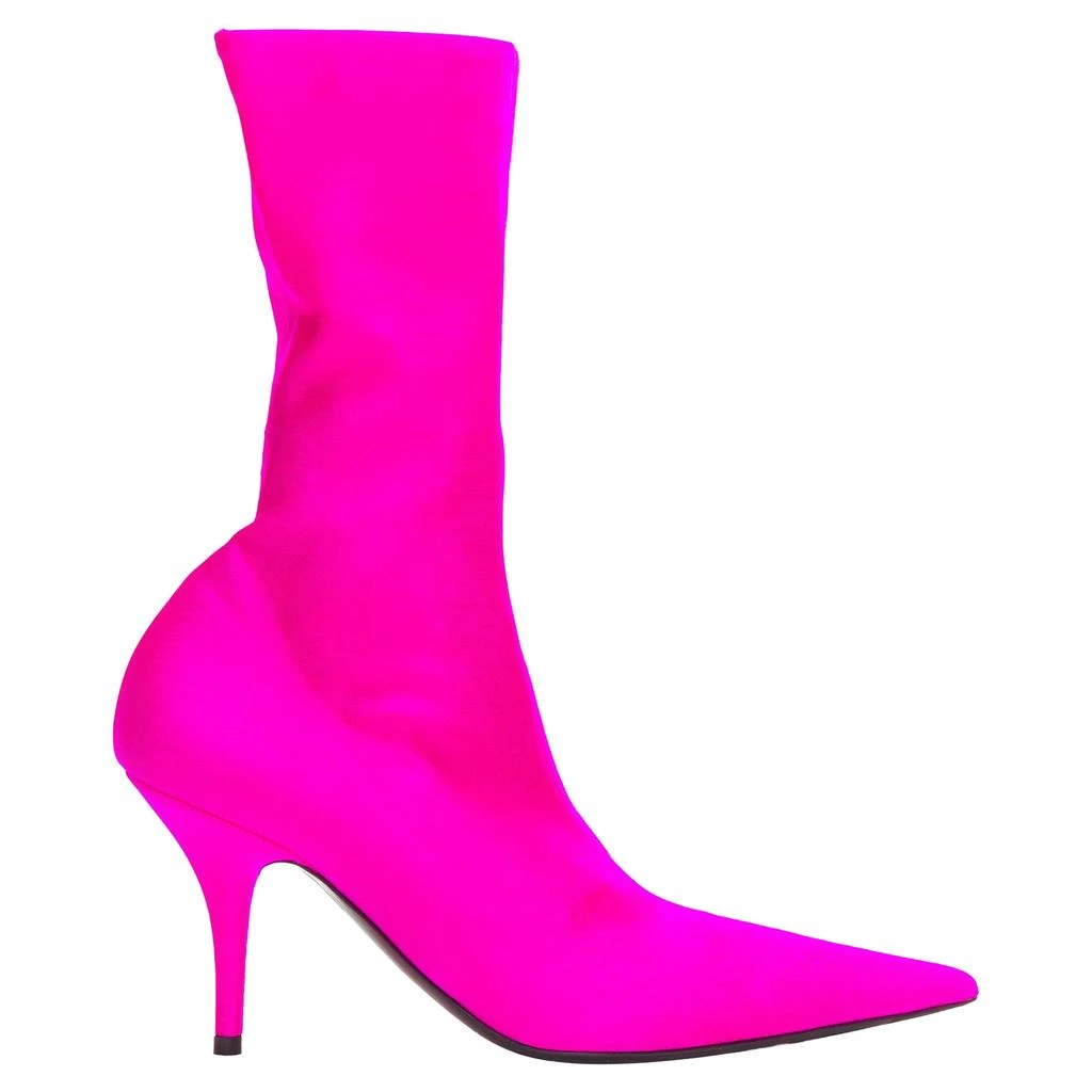 Balenciaga knitife neon lycra pointed sock boots Kim Kardashian 1