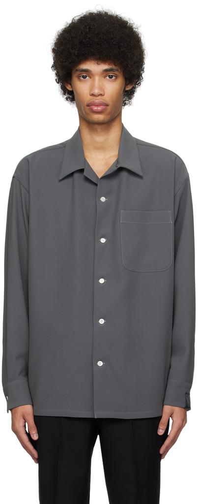 n.hoolywood Gray Patch Pocket Shirt