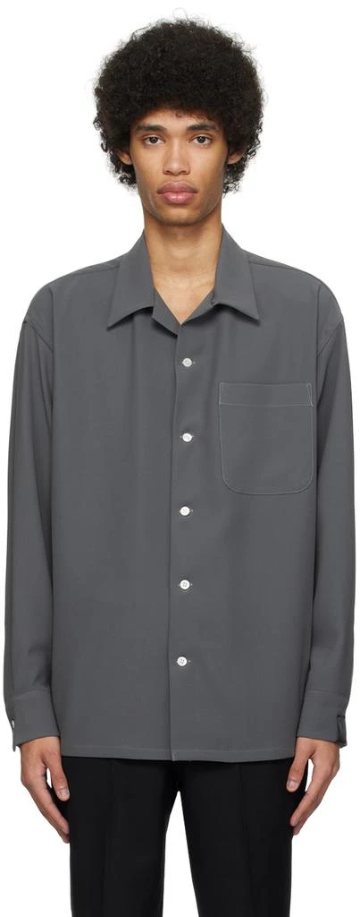 n.hoolywood Gray Patch Pocket Shirt 1