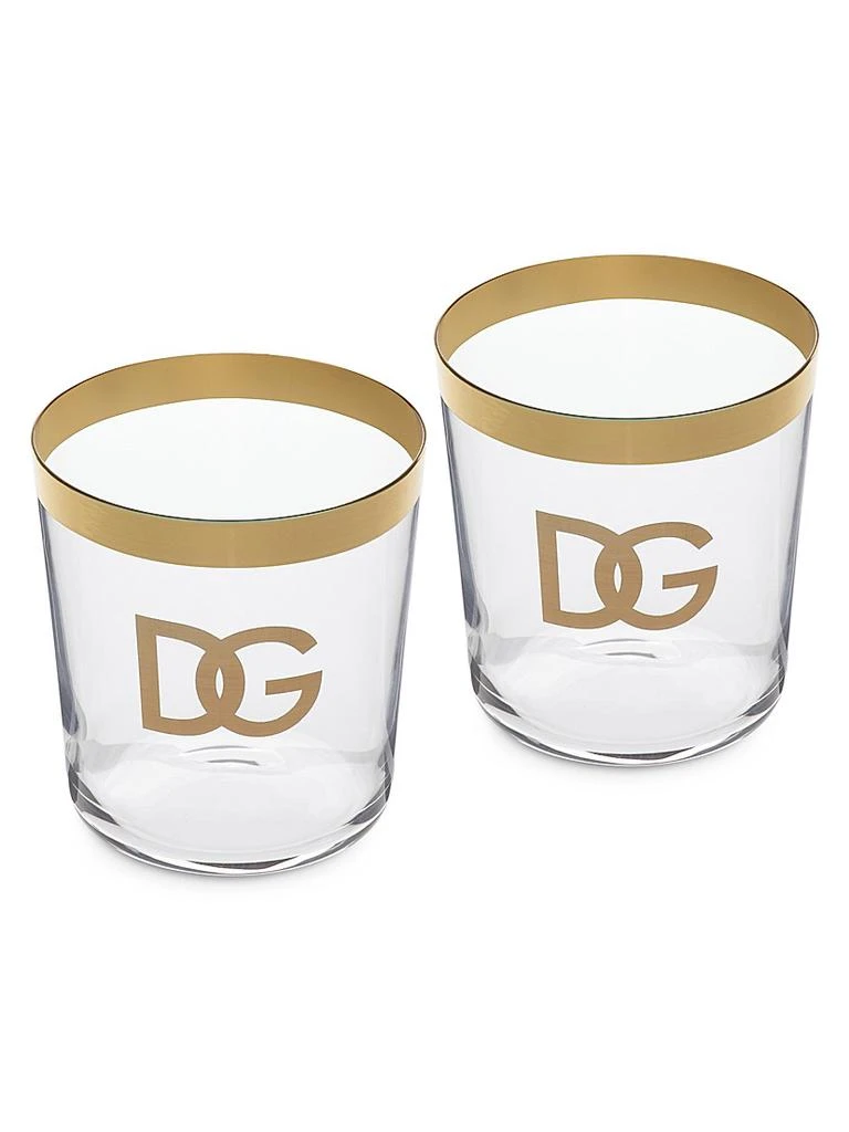Dolce
Gabbana DG Logo 2-Piece Water Glass Set