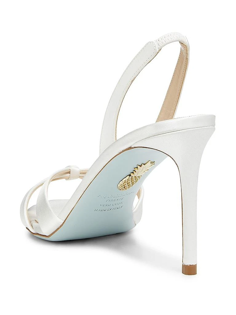 Aquazzura Tati 85MM Satin Leather Slingback Sandals 3