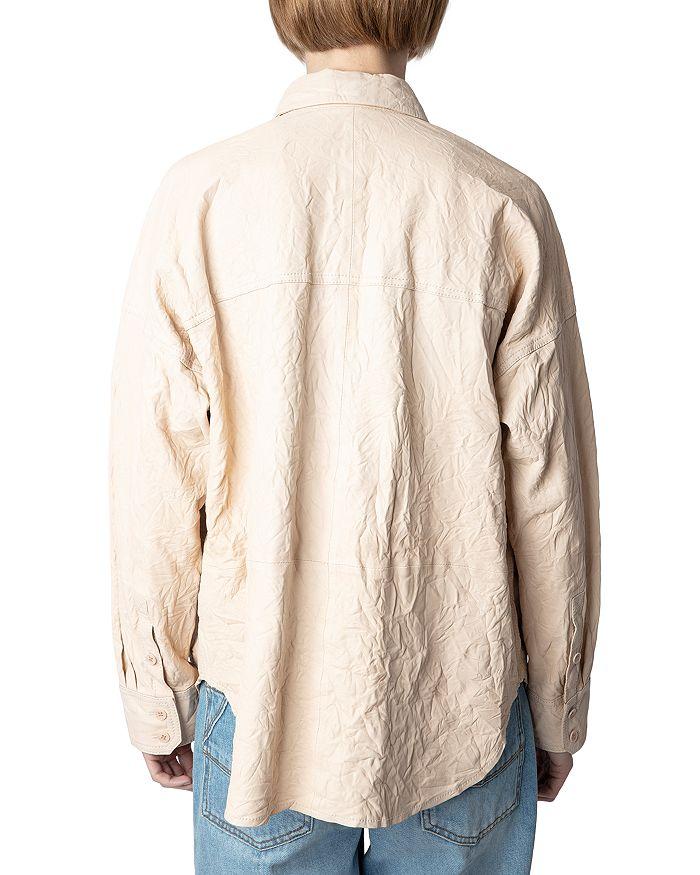 Zadig&Voltaire Tamara Crinkled Leather Shirt