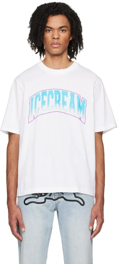 ICECREAM White College T-Shirt 1