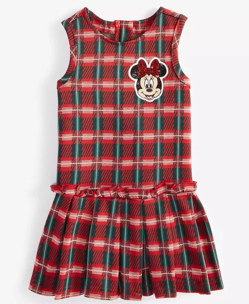 Disney Toddler & Little Girls Minnie Mouse Yarn-Dyed Plaid Dress 1