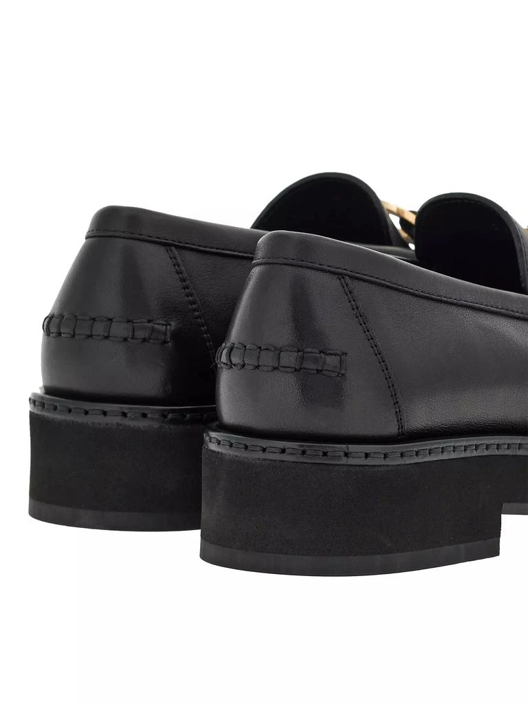 Salvatore Ferragamo Maryan Leather Lug-Sole Loafers 3