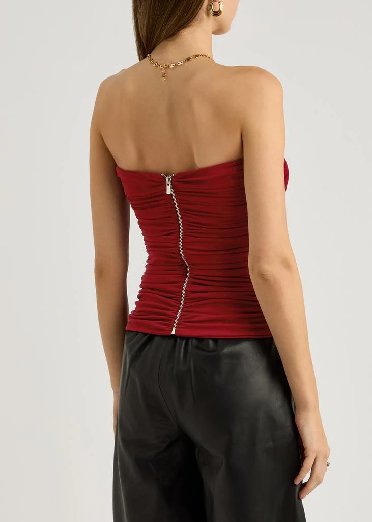 Esse Studios Bonachi ruched strapless jersey top 3