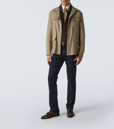 Canali Belted jacket 2