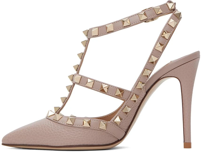 Valentino Pink Rockstud Ankle Strap Heels 3