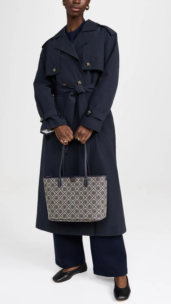 Tory Burch T Monogram Small Zip Tote 2
