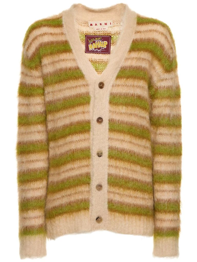 Marni Iconic Mohair Blend Knit Cardigan 1