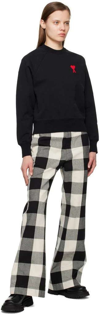 AMI Black Ami De Cœur Sweatshirt 4