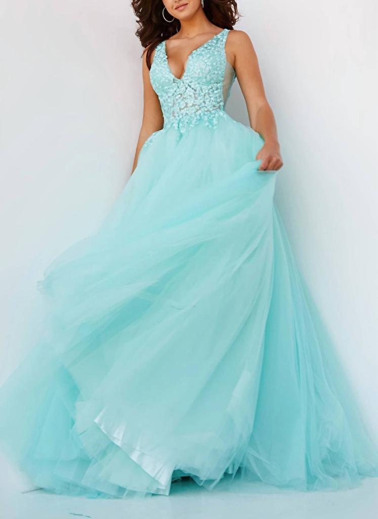 Jovani Jovani - Embroidered Bodice Ballgown