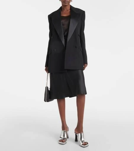 Stella McCartney Elsa mirrored faux leather sandals 2