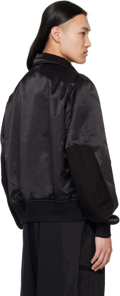 Y-3 Black Nylon Bomber Jacket 3