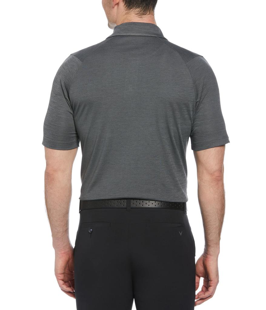Callaway Classic Jacquard Short Sleeve Polo