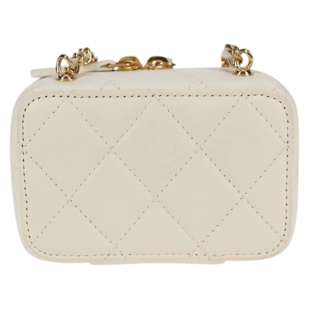 Chanel Cc Zip Around Clutch With Chain Quilted Metal And Lambskin Leather Bag (Pre-Owned) 2