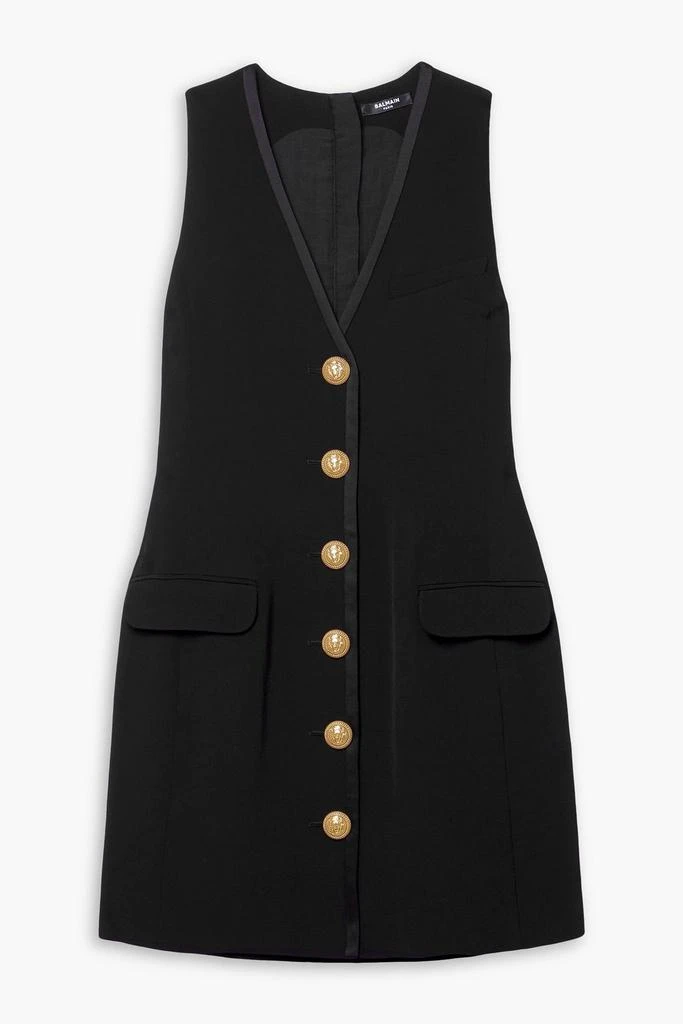 Balmain Crepe mini dress 1