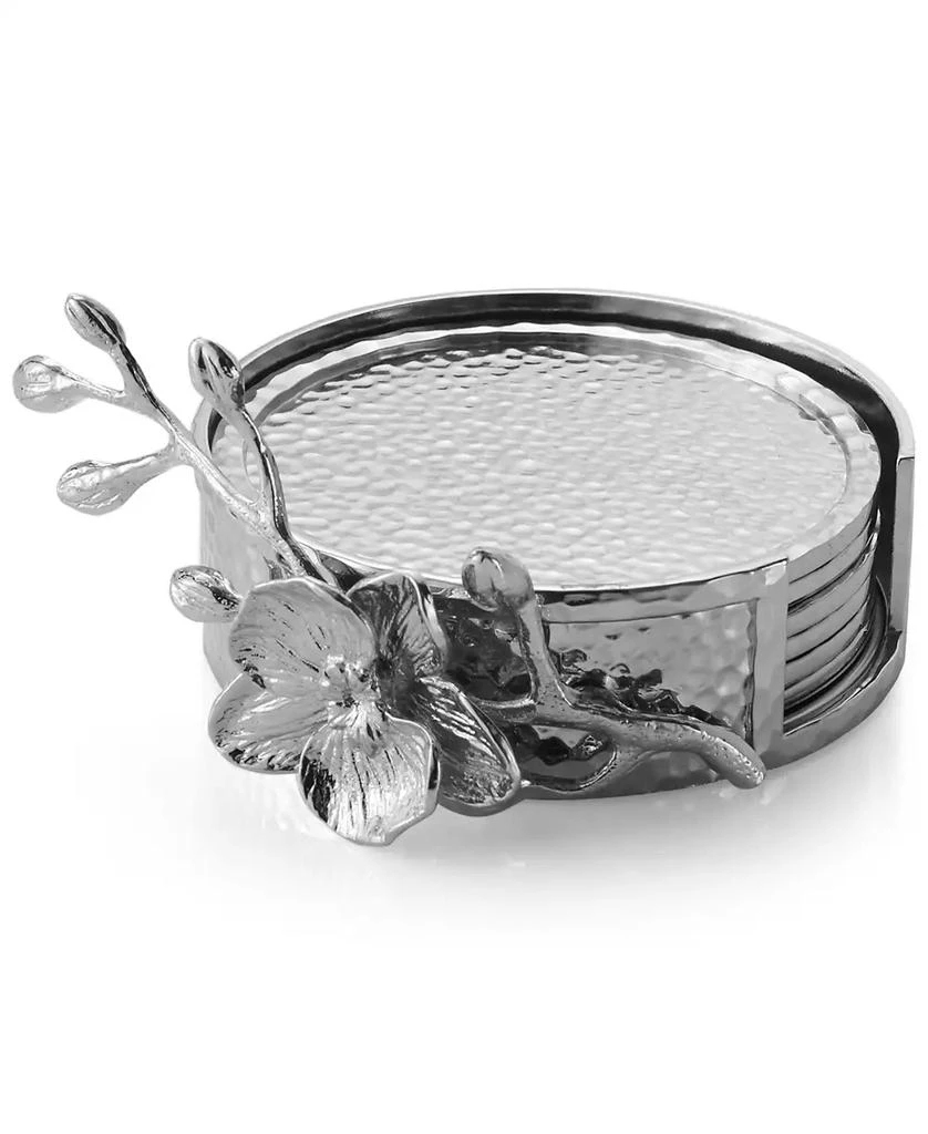 Michael Aram White Orchid Set of 6 Coasters 1