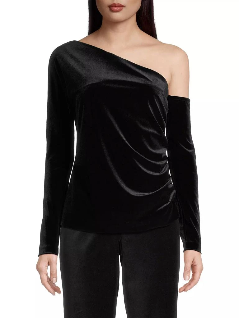 Donna Karan Main Event Icon Velvet Top 3