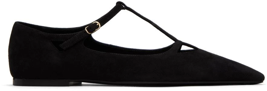 The Row Black Cyd Ballerina Flats 1