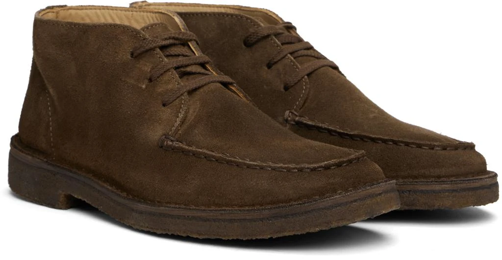 Drake's Brown Crosby Moc-Toe Chukka Boots 4