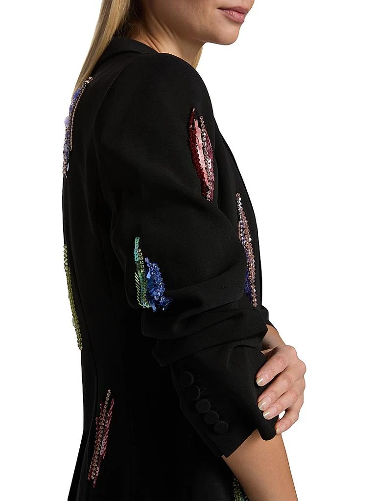 Cinq à Sept Cheyenne Sequined Whirl Blazer 6