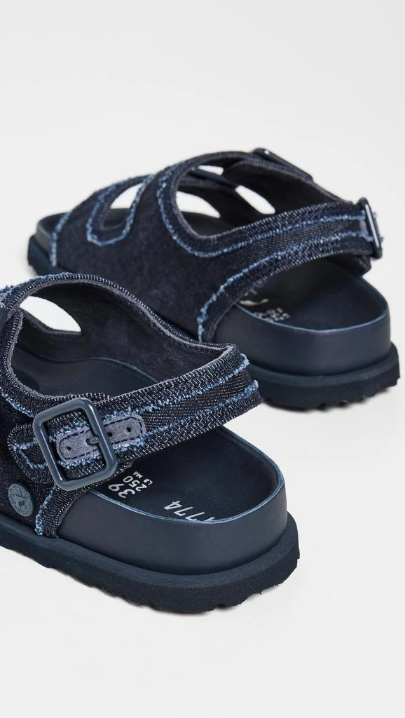 Birkenstock Milano Stone Washed Denim Sandals 3