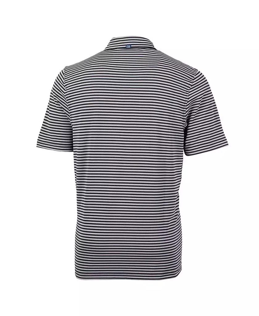 Cutter & Buck Men's Black South Carolina Gamecocks Vault DryTec Virtue Eco Pique Stripe Polo