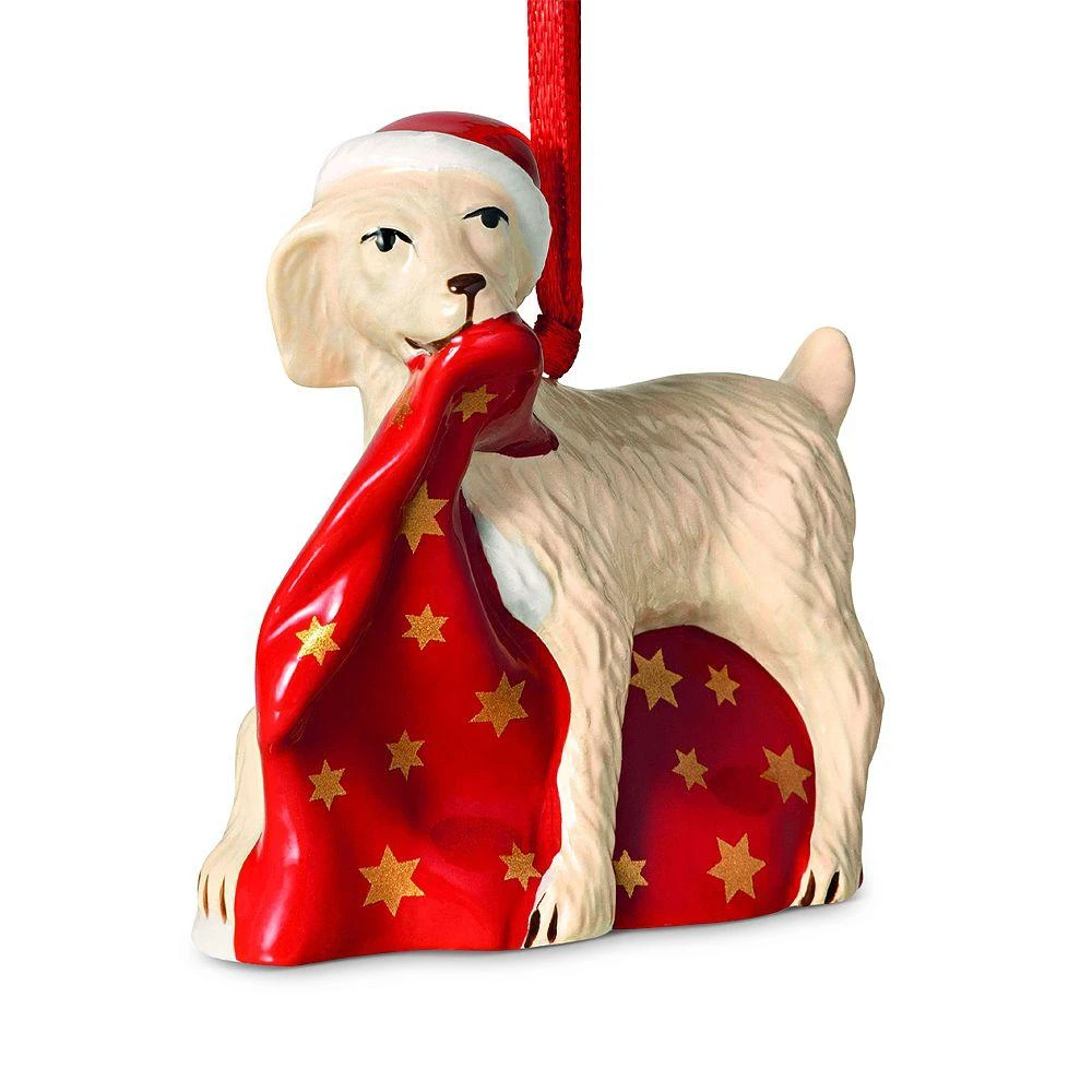 Villeroy & Boch Nostalgic Christmas Puppies Ornaments, Set of 3 2