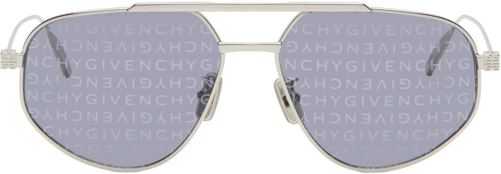 Givenchy Silver GV Speed Sunglasses 1