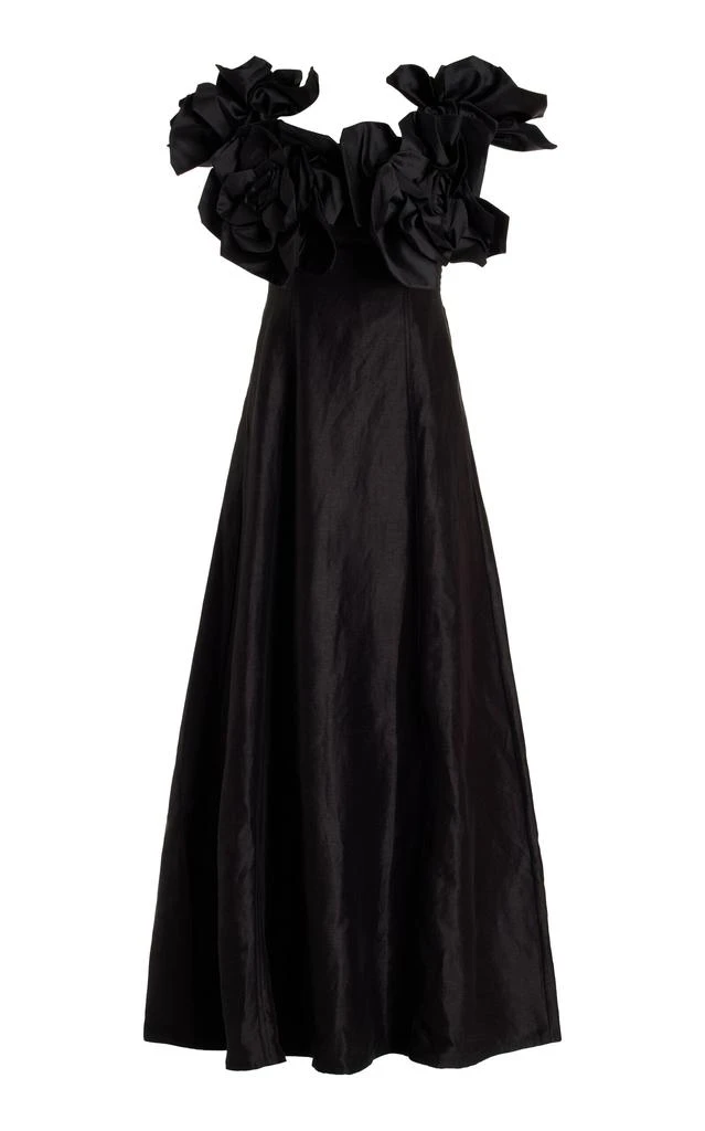aje black dress sale Wisteria Midi Dress-BLACK / 4 main image 0