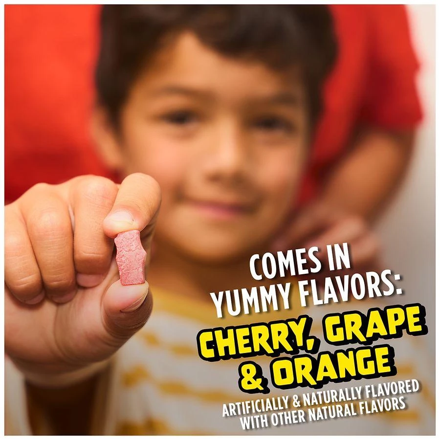 Flintstones Complete Multivitamin for Kids Grape, Cherry, Orange
Peach 9