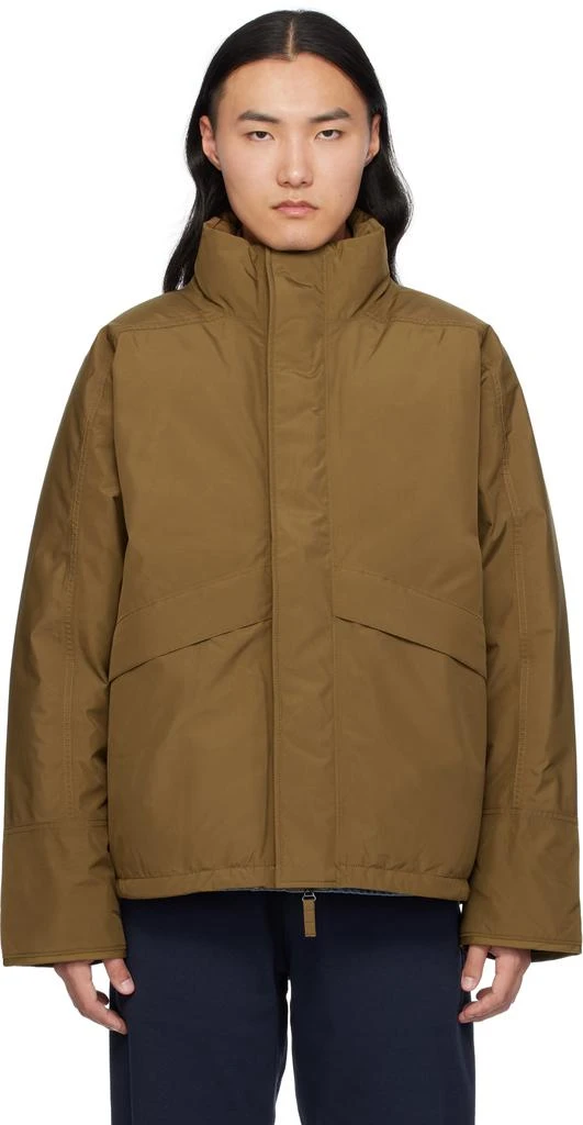 nanamica Brown GORE-TEX Short Down Jacket - Coats - Free Shipping 