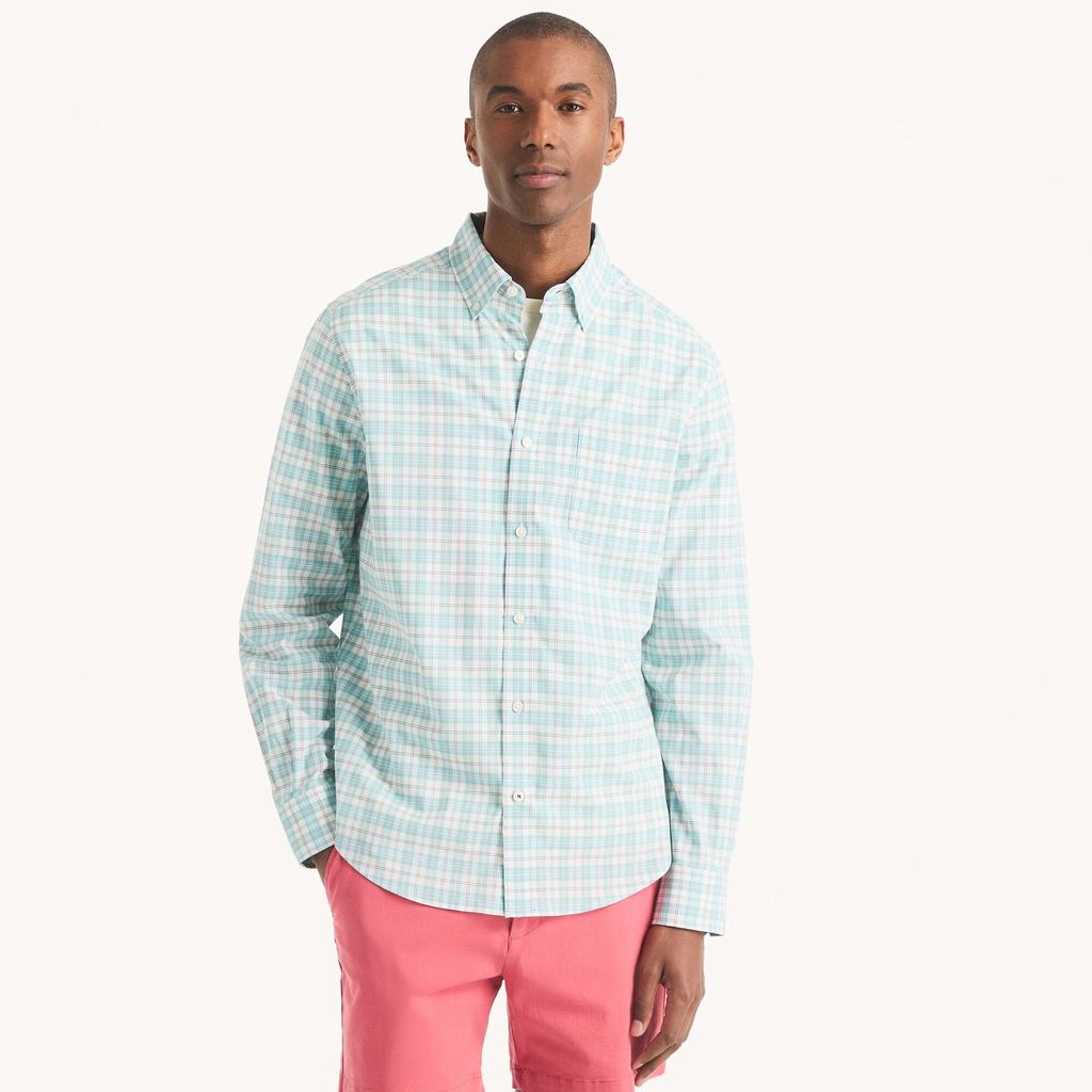 Nautica Mens Plaid Shirt