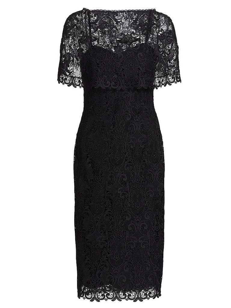 Badgley Mischka Lace Cocktail Dress 1