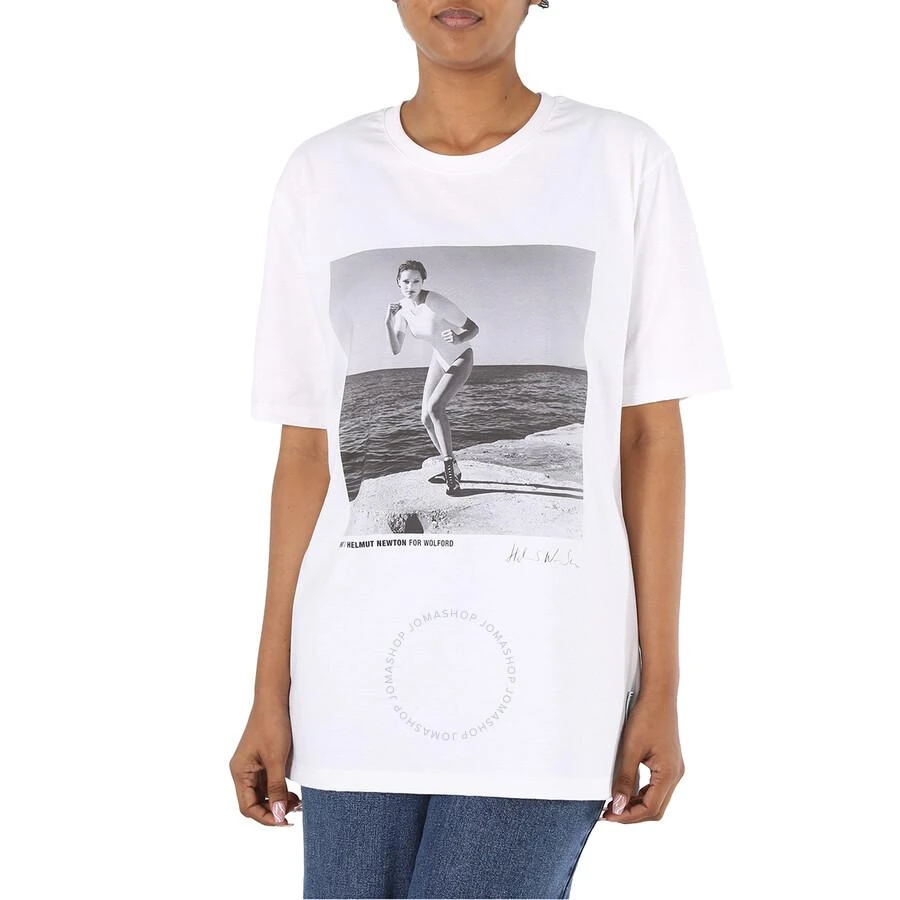 Wolford Ladies Short-sleeve Newton Cotton T-Shirt 1