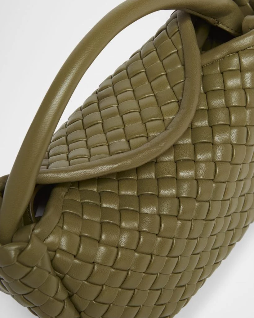 Bottega Veneta Cobble Mini Leather Top-Handle Bag 6