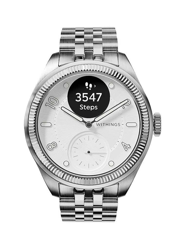 Withings Scanwatch Nova Brilliant Premium Heart Health Hybrid Smartwatch 39MM 4