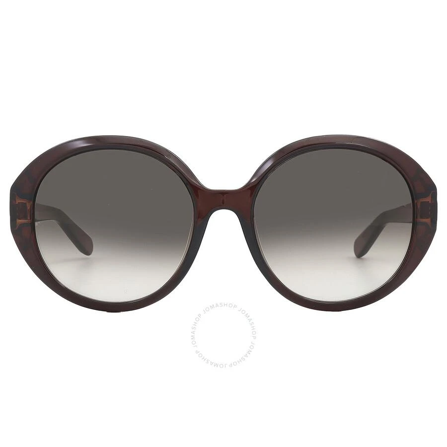 Salvatore Ferragamo Salvatore Ferragamo Grey gradient Oval Ladies Sunglasses SF1067S 210 57 1