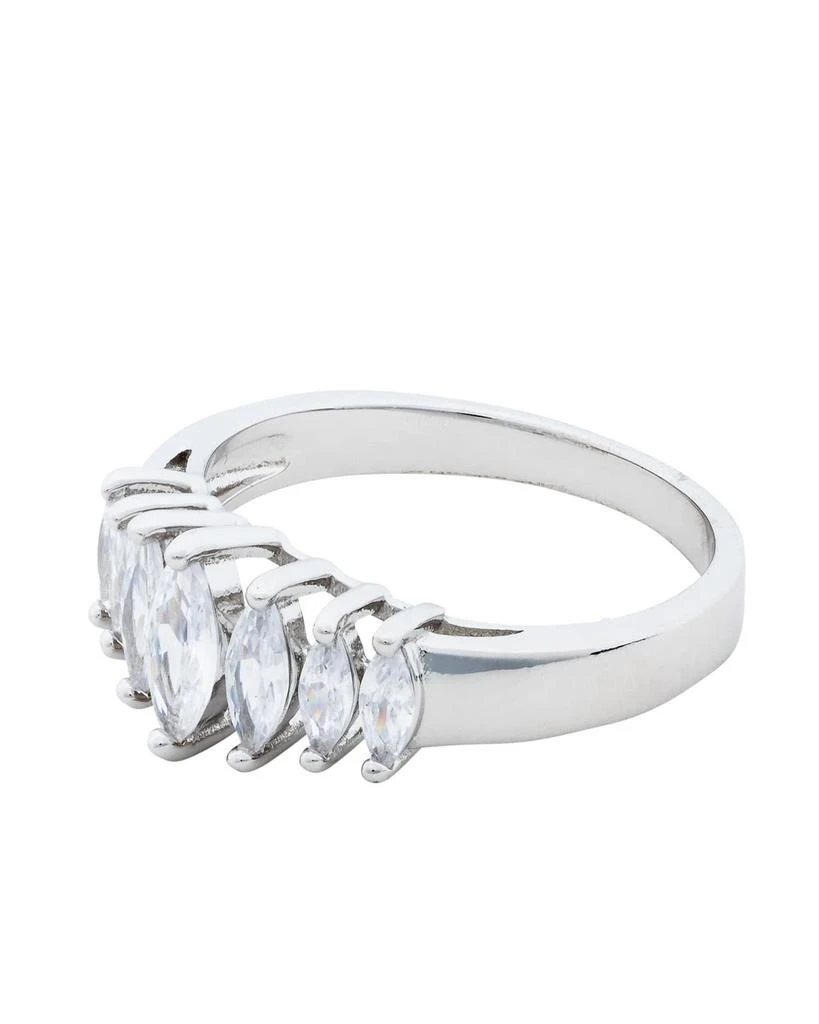 Traditions Jewelry Company Sterling Silver Cubic Zircon Anniversary Ring 2