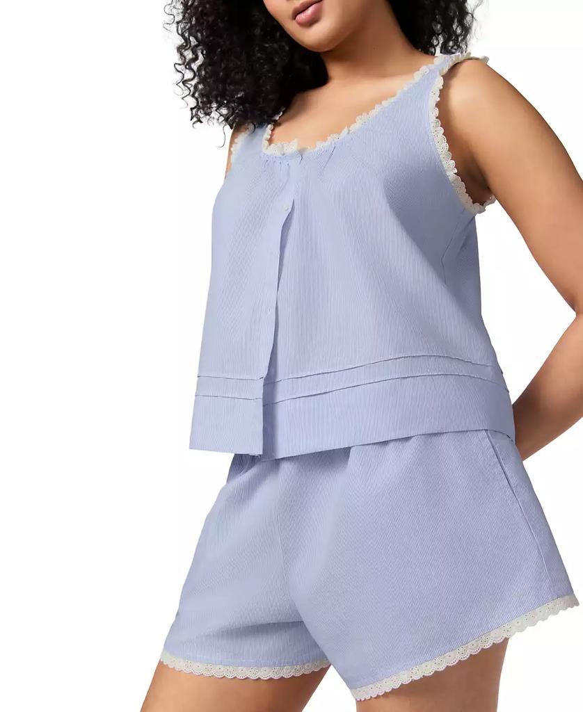 GAP Women's 2-pc Cotton Short Eyelet Pajama Set