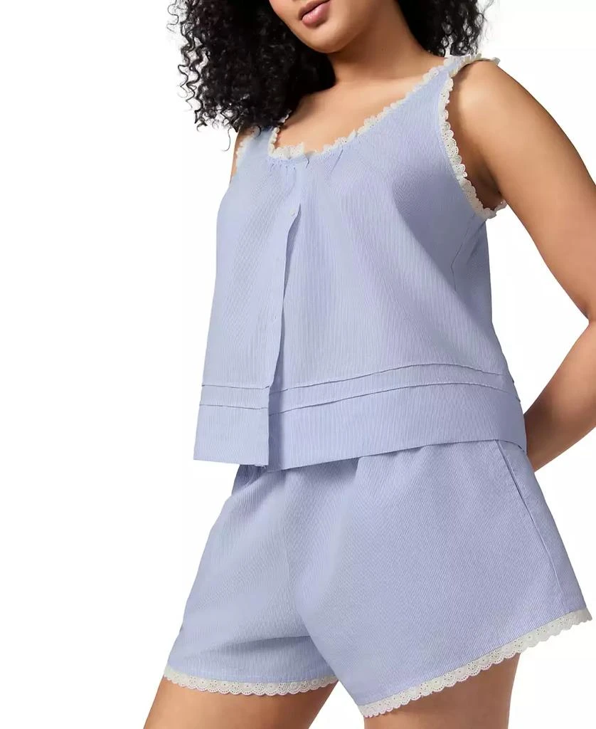 GAP Women's 2-pc Cotton Short Eyelet Pajama Set 1