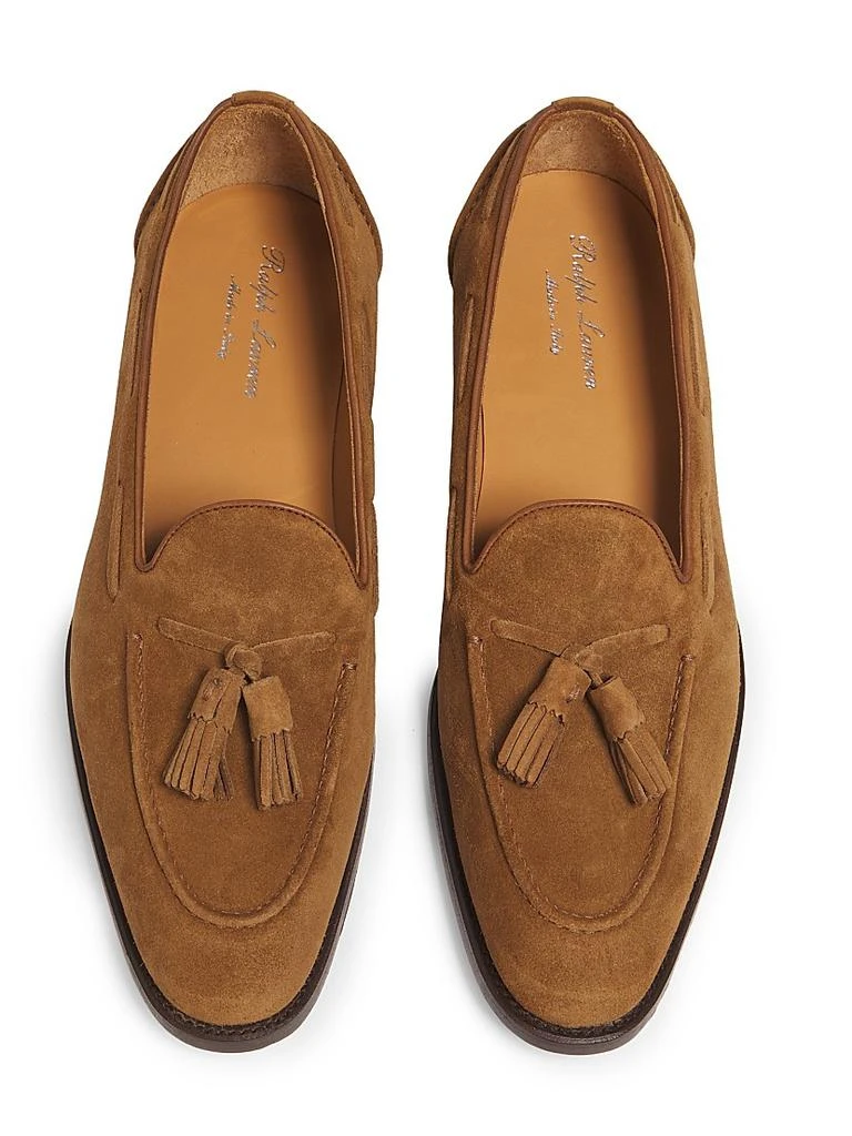 Ralph Lauren Luther Tasseled Suede Loafers 4