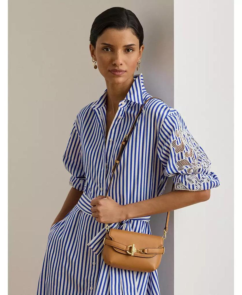 Ralph Lauren Mini Leather Blaike Crossbody Bag