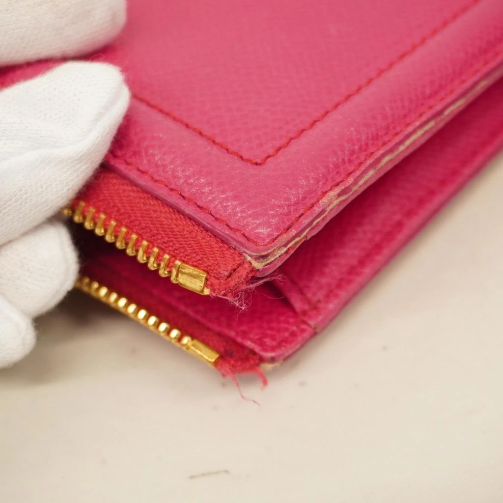 Salvatore Ferragamo Leather Long Wallet (Bi-Fold) (Pre-Owned) 6