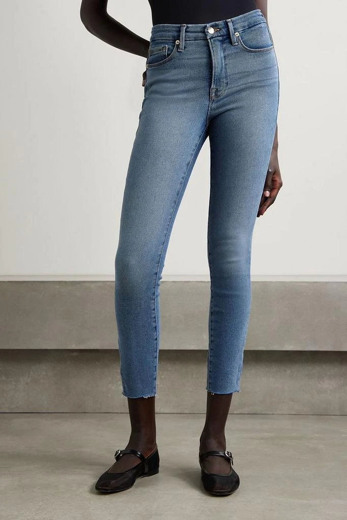 Good American Good Legs high-rise slim-leg jeans 3