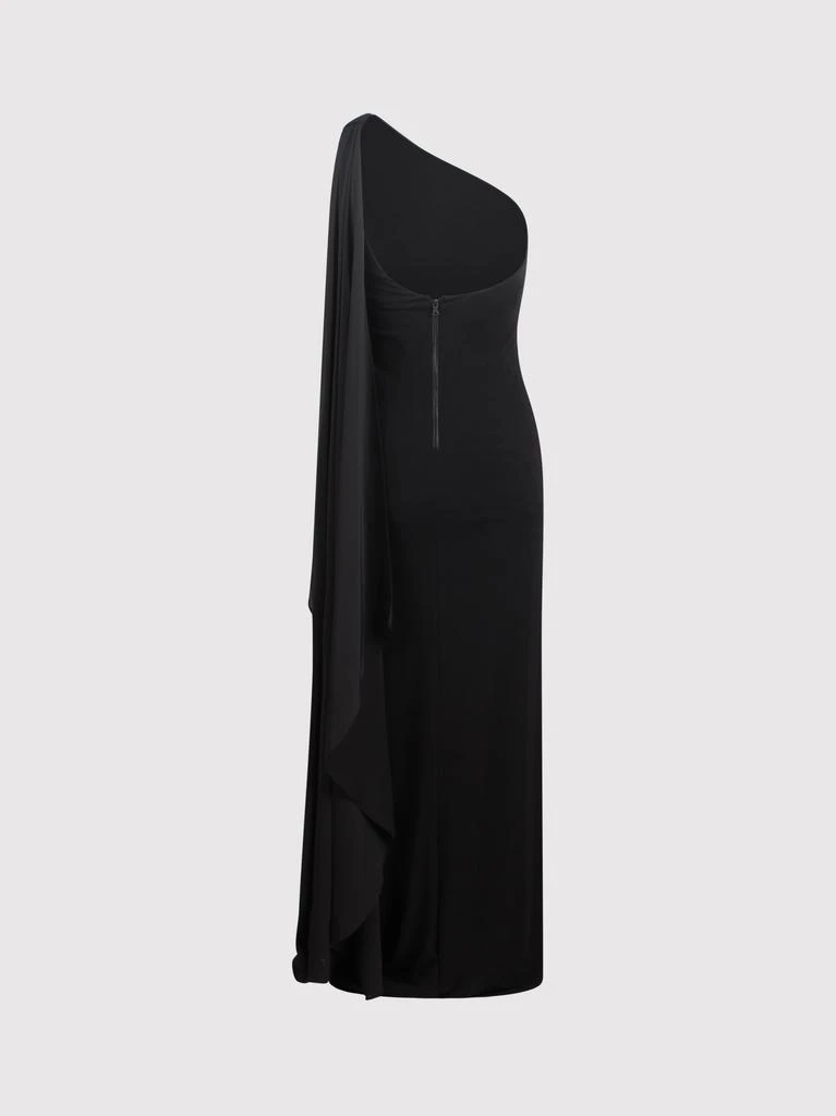 Alice + Olivia Alice Olivia Anja One Shoulder Draped Maxi Dress 2