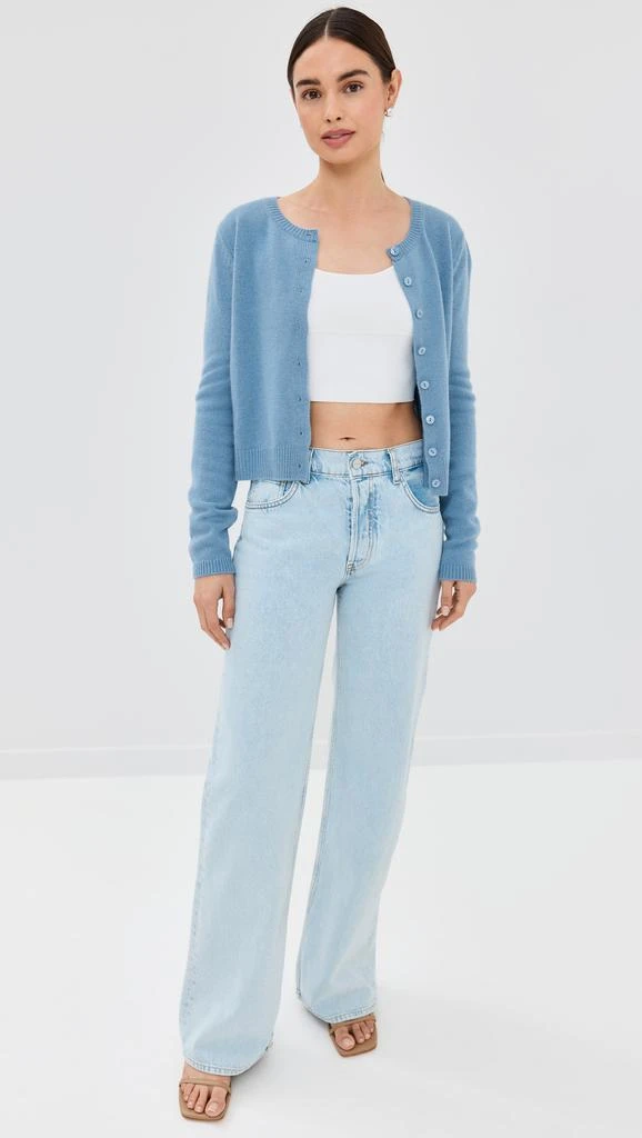 Reformation Clara Cashmere Crew Cardigan 4