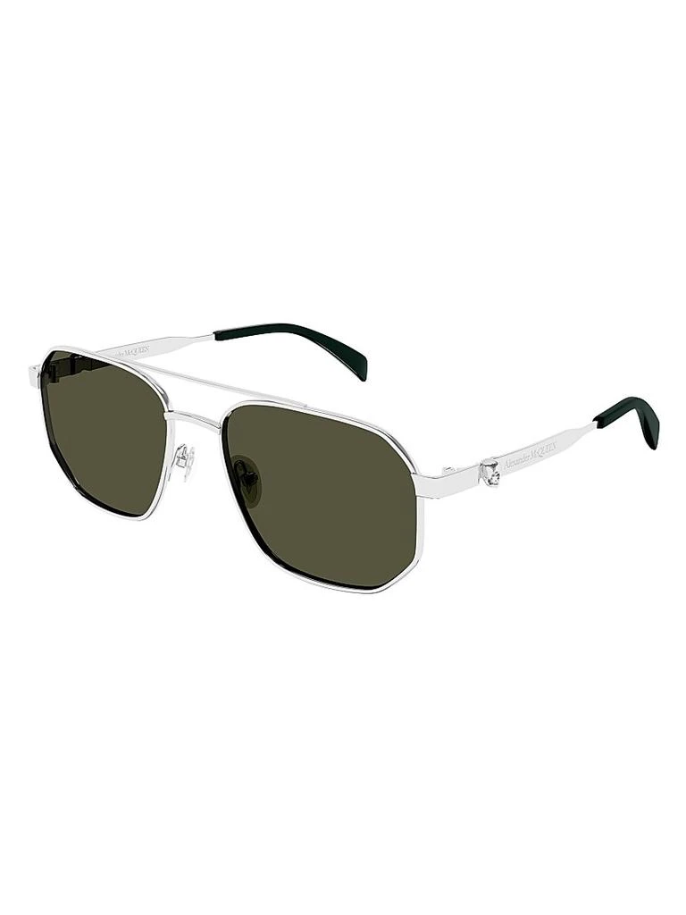 Alexander McQueen Floating Skull Metal AM0458S 58MM  display picture 1