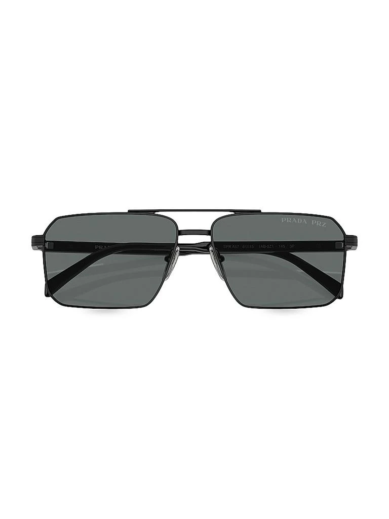 Prada 61MM Rectangular Sunglasses 8